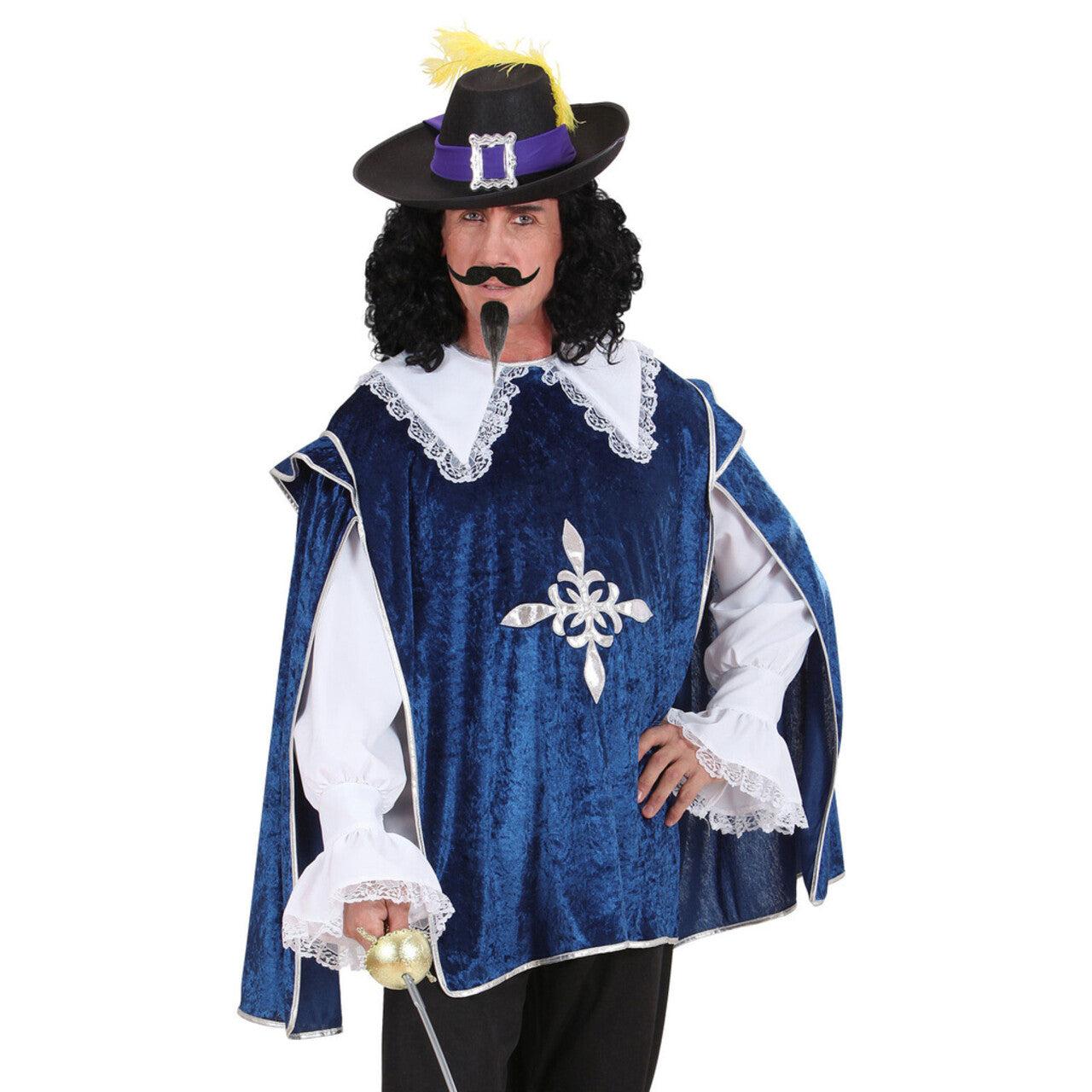 Op deze afbeelding zie je een Accessoires, van het merk Widmann. Dartagnan Baard En Sikje Musketier