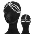 Accessoire De Tête Arabe Pièces Argentées