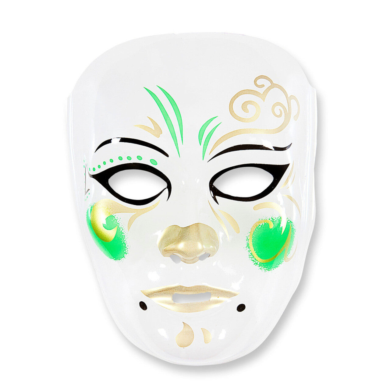 Op deze afbeelding zie je een Accessoires, van het merk Widmann. Transparant Masker, Braziliaans Carnaval