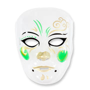 Op deze afbeelding zie je een Accessoires, van het merk Widmann. Transparant Masker, Braziliaans Carnaval