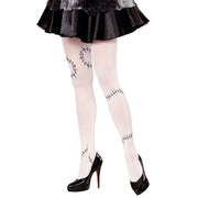 Op deze afbeelding zie je een Accessoires, van het merk Widmann. Ragdoll Panty, Frankenstein Met Stiksels