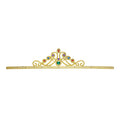 Basic Kroon Koningin Met Stenen Goud