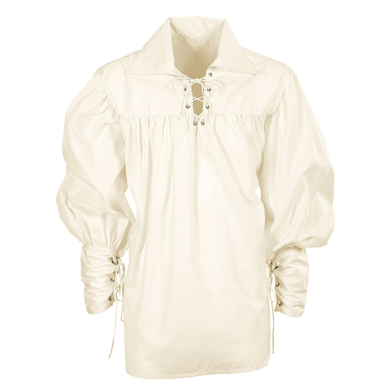 Op deze afbeelding zie je een Kostuums, van het merk Widmann. Musketier Shirt Zwaardvechter Creme Man