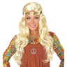 Mittelalter-Hippie Mit Blumenschmuck Und Wellenhaar