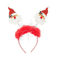 Bandeau De Père Noël Avec Boa Et Guirlande