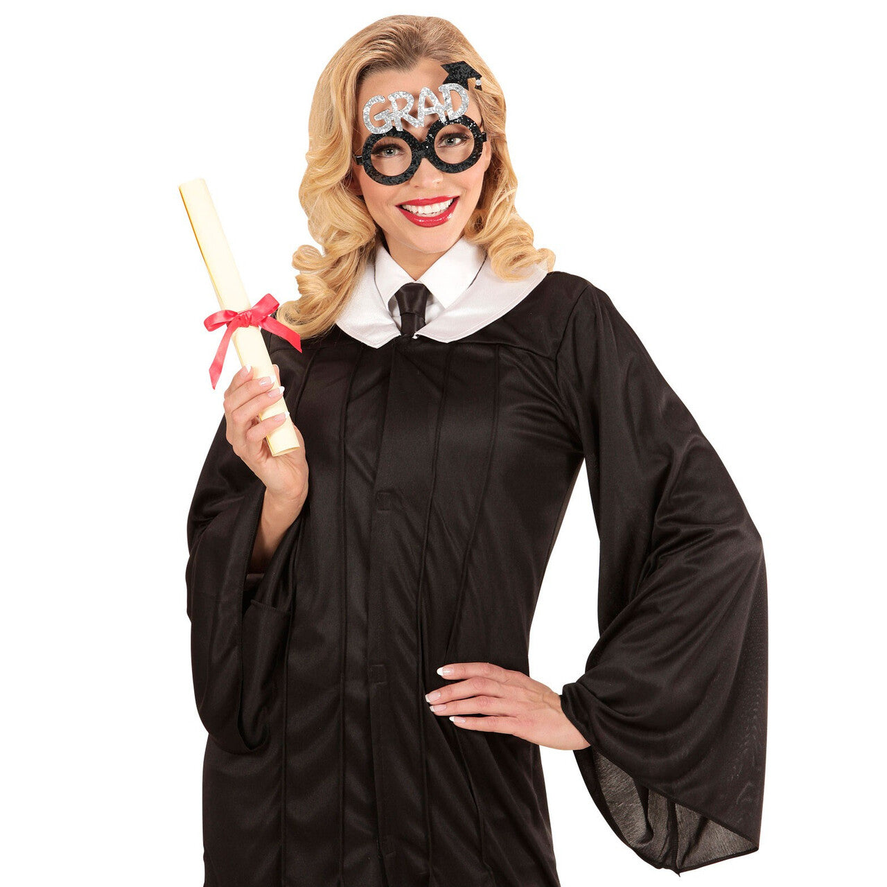 Op deze afbeelding zie je een Accessoires, van het merk Widmann. Bril, Graduate College