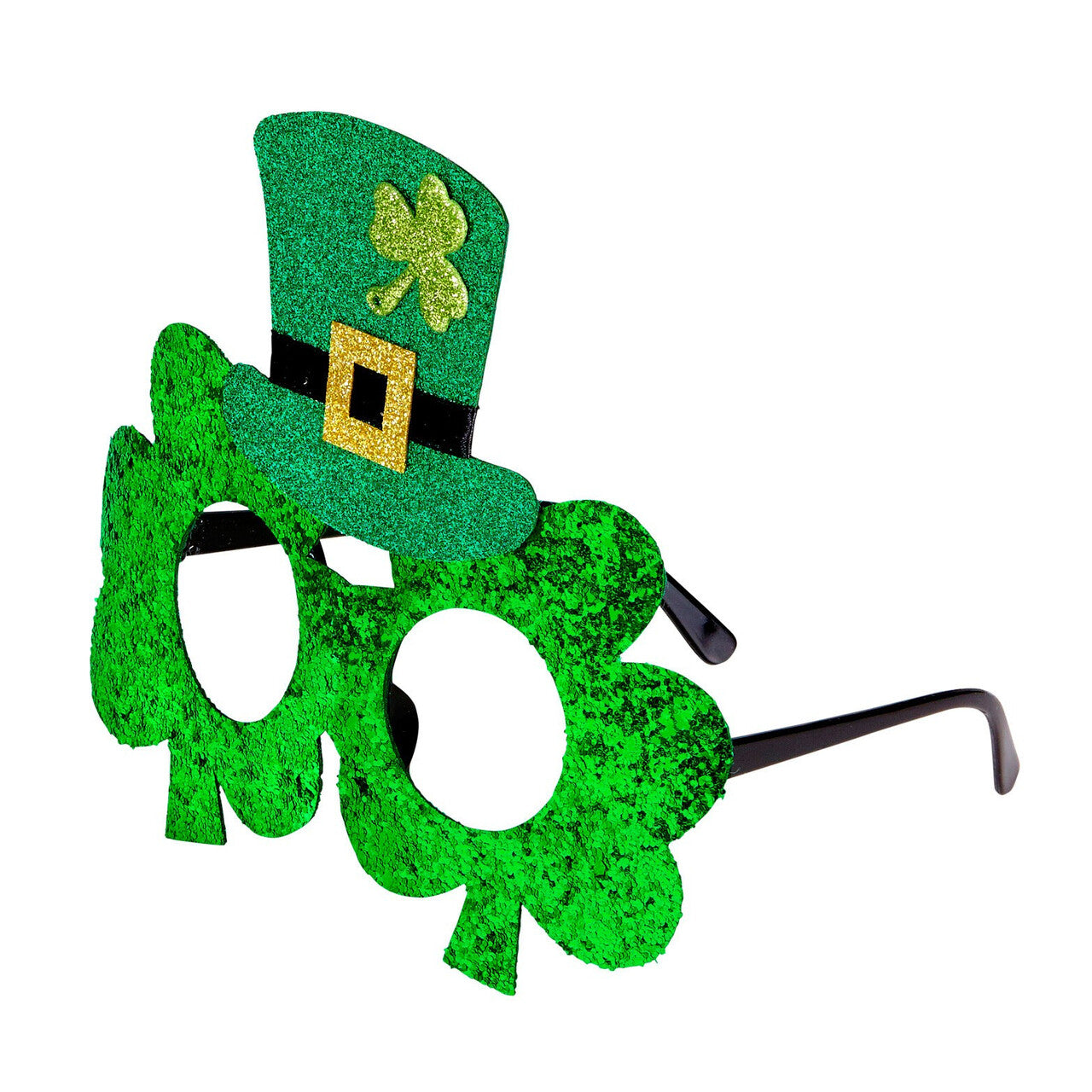 Op deze afbeelding zie je een Accessoires, van het merk Widmann. Ierse Bril, Klavertjes St. Patricks Day