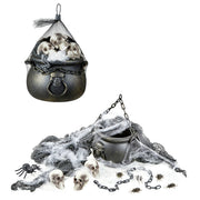 Op deze afbeelding zie je een Decoratie, van het merk Widmann. Complete Halloween Decoratie Set