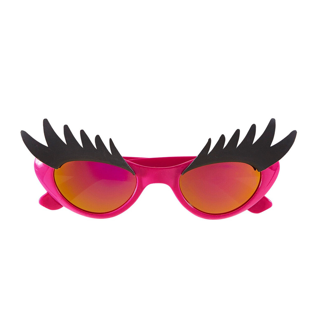 Op deze afbeelding zie je een Accessoires, van het merk Widmann. Futura Bril, Roze Met Wenkbrauwen