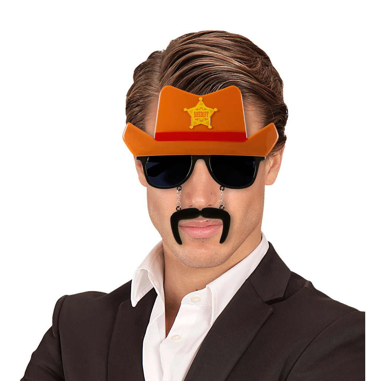 Op deze afbeelding zie je een Accessoires, van het merk Widmann. Billy Bril, Cowboy Met Hoed