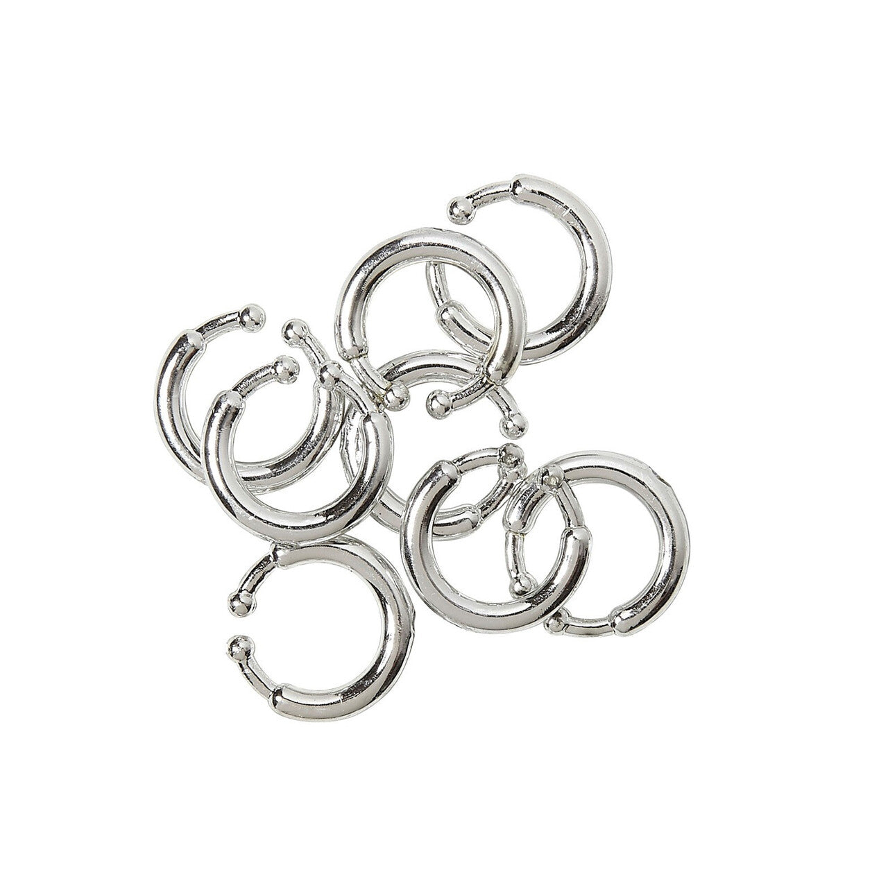 Op deze afbeelding zie je een Accessoires, van het merk Widmann. Hipster Clip-On Piercings
