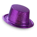 Chapeau Haut De Forme à Paillettes Violet