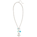 Marine Strass Halskette Anker