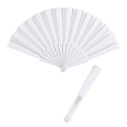 Op deze afbeelding zie je een Accessoires, van het merk Widmann. Flamenco Stoffen Waaier Wit