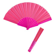 Op deze afbeelding zie je een Accessoires, van het merk Widmann. Flamenco Stoffen Waaier, Roze