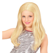 Op deze afbeelding zie je een Accessoires, van het merk Widmann. Beauty Pruik, Hanna Blond Kind
