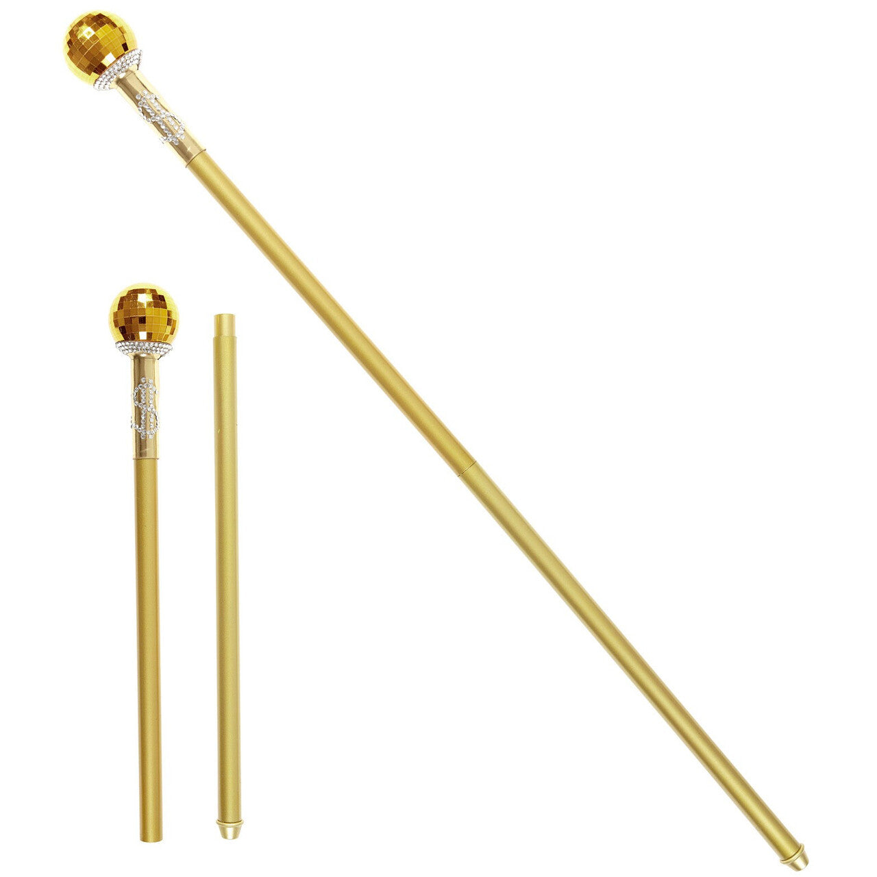 Op deze afbeelding zie je een Accessoires, van het merk Widmann. Bad Daddy Pimp Wandelstok