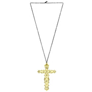 Op deze afbeelding zie je een Accessoires, van het merk Widmann. Kardinaal Ketting Met Kruis, Goud
