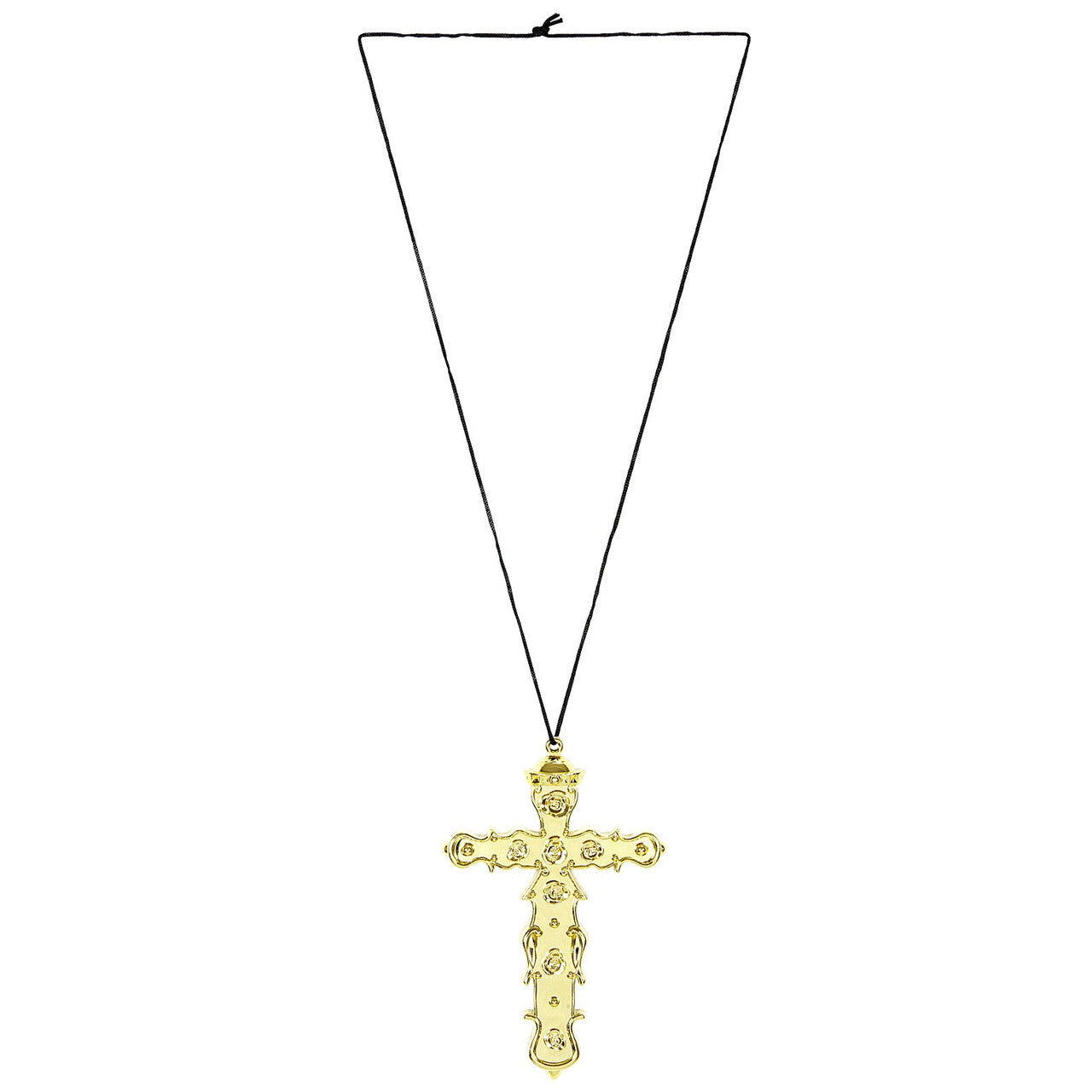 Op deze afbeelding zie je een Accessoires, van het merk Widmann. Kardinaal Ketting Met Kruis, Goud