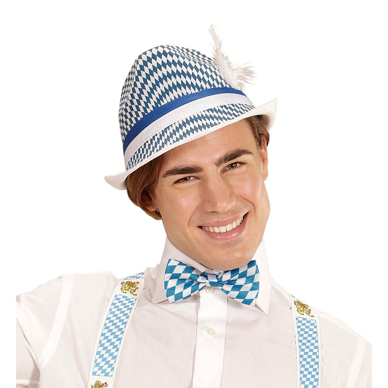 Op deze afbeelding zie je een Accessoires, van het merk Widmann. Oktoberfest Beiers Strikje