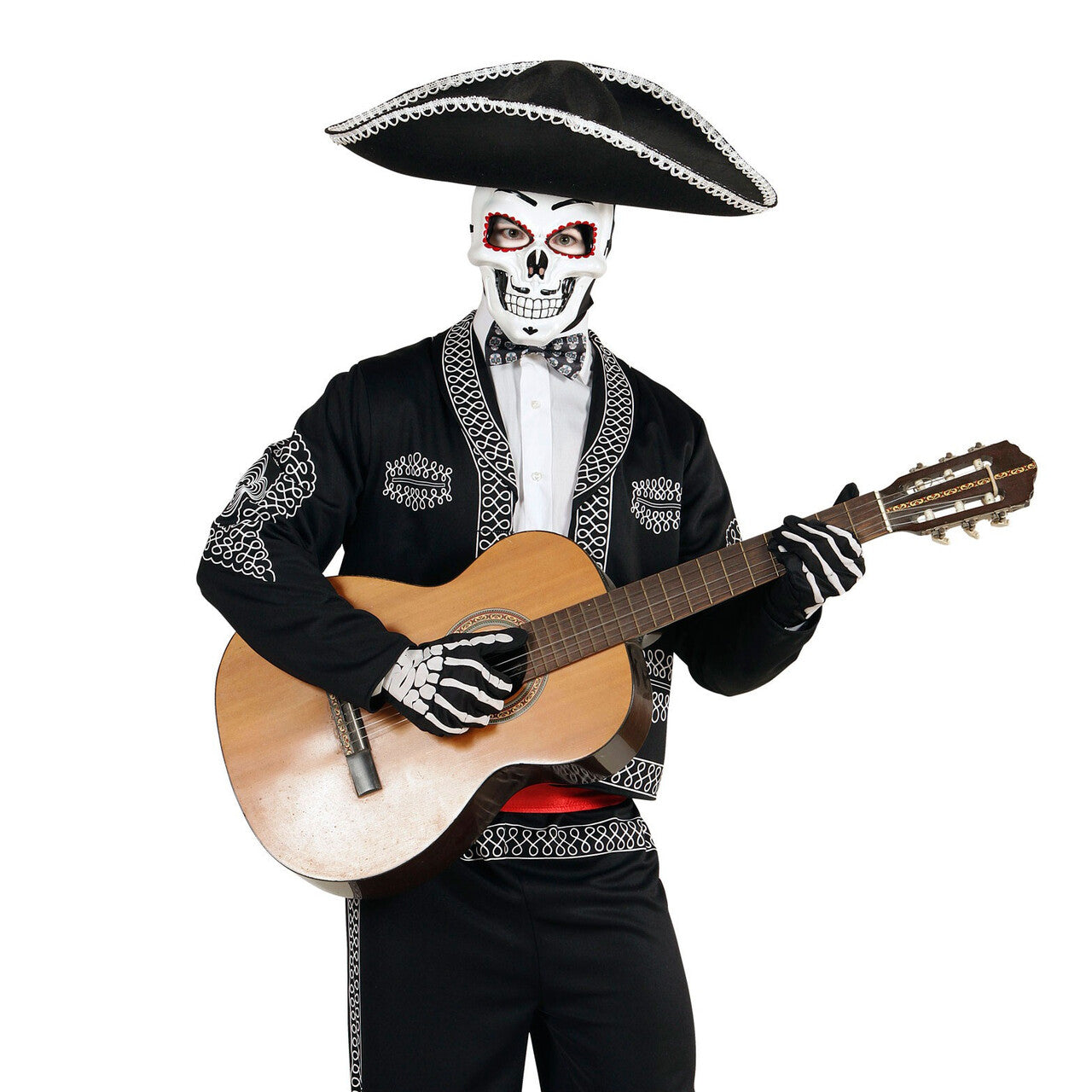 Op deze afbeelding zie je een Accessoires, van het merk Widmann. Mexicano Masker Dia De Los Muertos