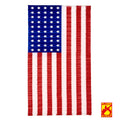 Drapeau Plissé USA 68x122 Cm