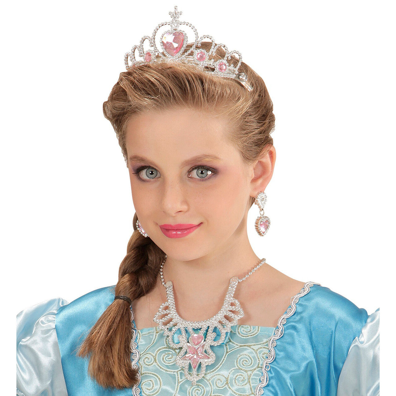 Op deze afbeelding zie je een Accessoires, van het merk Widmann. Kinder Juwelenset Prinses