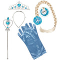 Schneeprinzessin Blau Set