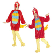 Op deze afbeelding zie je een Kostuums, van het merk Widmann. Fantasie Onesie Pluche Rode Vogel Kostuum