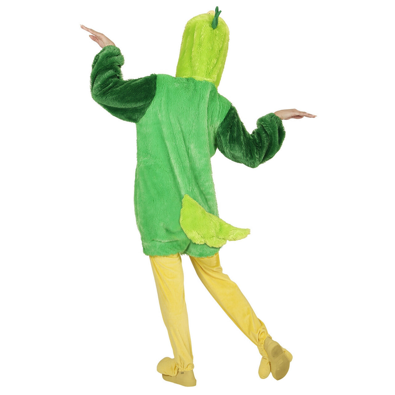 Op deze afbeelding zie je een Kostuums, van het merk Widmann. Fantasie Onesie Pluche Groene Vogel Kostuum