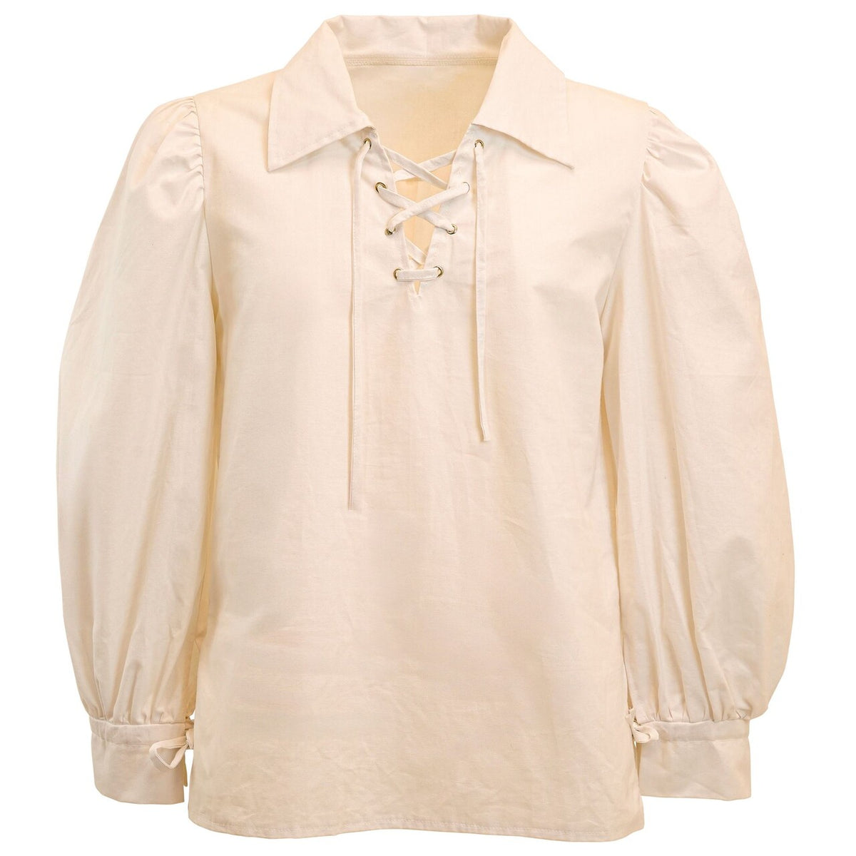 Op deze afbeelding zie je een Kostuums, van het merk Widmann. Beige Shirt Middeleeuwen Of Piraat Man