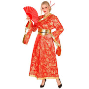 Op deze afbeelding zie je een Kostuums, van het merk Widmann. Japanse Schoonheid Kim Ono Vrouw Kostuum