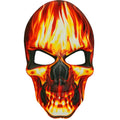 Schädel In Flammen Maske