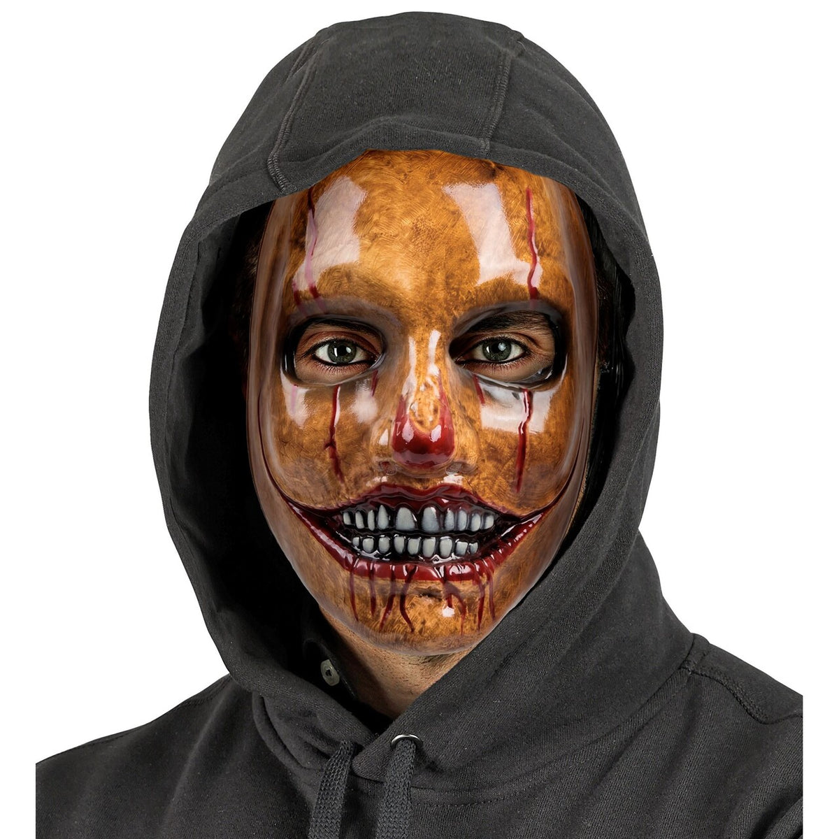 Op deze afbeelding zie je een Accessoires, van het merk Widmann. Masker Lachende Enge Clown