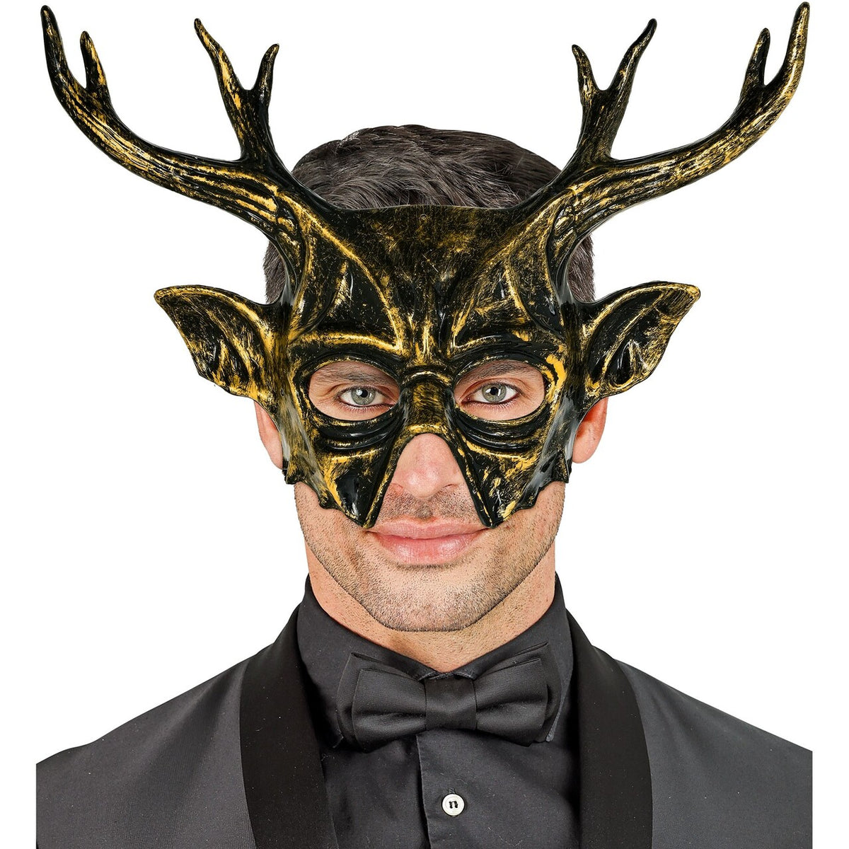 Op deze afbeelding zie je een Accessoires, van het merk Widmann. Oh Deer Skull Masker