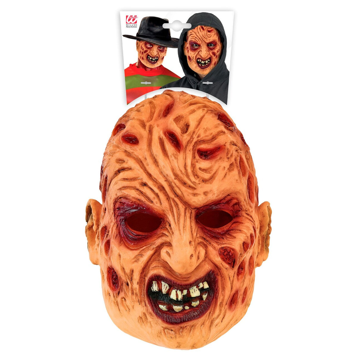 Op deze afbeelding zie je een Accessoires, van het merk Widmann. Freddy Latex Hoofdmasker
