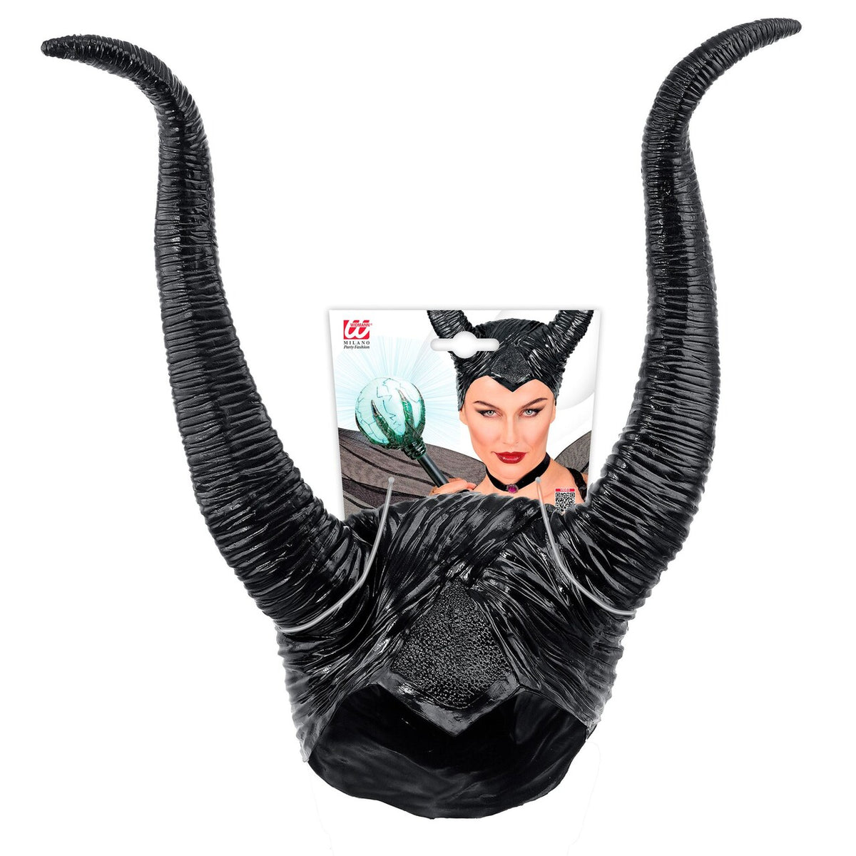 Op deze afbeelding zie je een Accessoires, van het merk Widmann. Malefica Hoorns