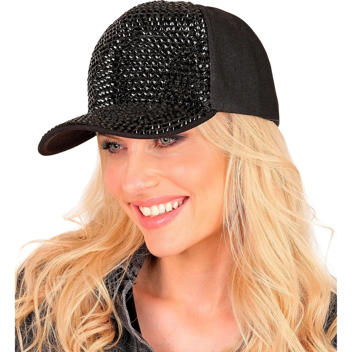 Op deze afbeelding zie je een Accessoires, van het merk Widmann. Zwarte Strass Pet