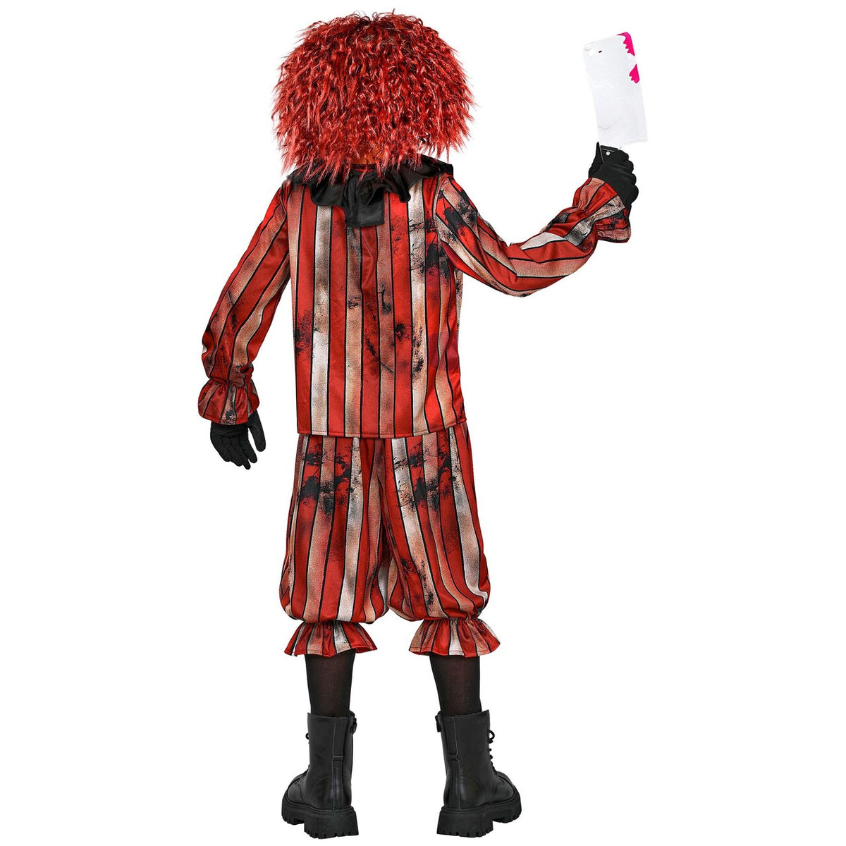 Op deze afbeelding zie je een Kostuums, van het merk Widmann. Nachtmerrie Clown Jongen Kostuum