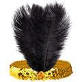 Gouden Roaring 20S Pailletten Hoofdband