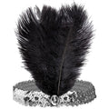 Zilveren Roaring 20S Pailletten Hoofdband