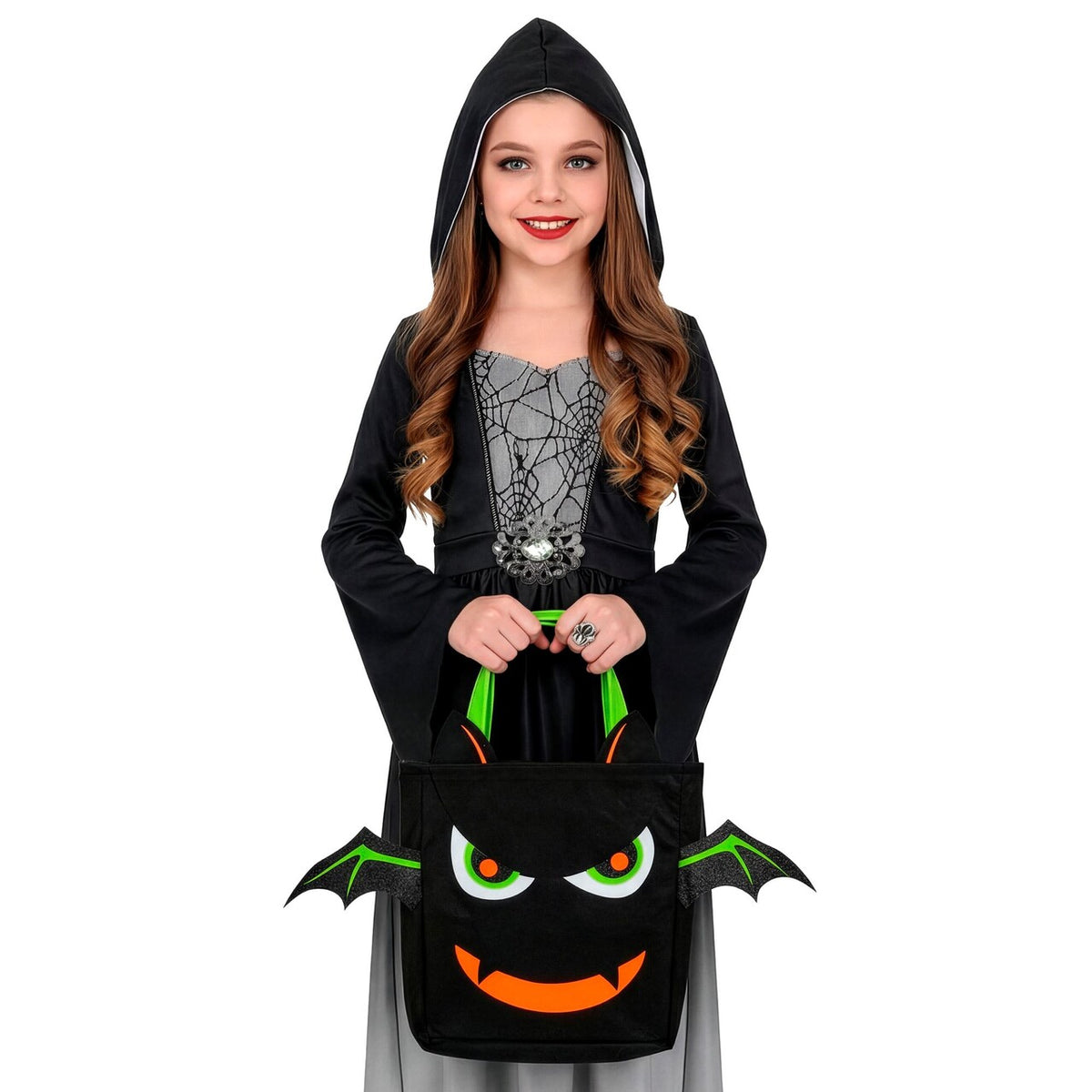 Op deze afbeelding zie je een Accessoires, van het merk Widmann. Trick Or Treat Vleermuis Tas