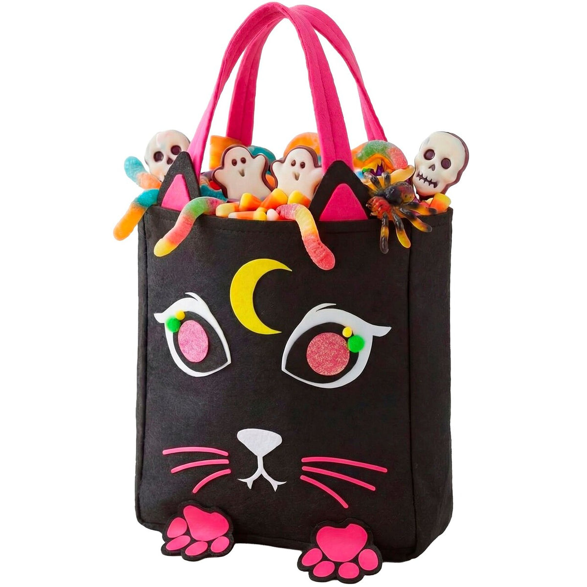 Op deze afbeelding zie je een Accessoires, van het merk Widmann. Trick Or Treat Katten Tas