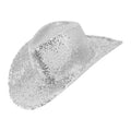 Chapeau De Cowboy À Paillettes Argentées