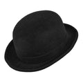 Chapeau Melon Noir Effet Laine