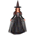 Sorcière Arc-En-Ciel Magique Costume Fille