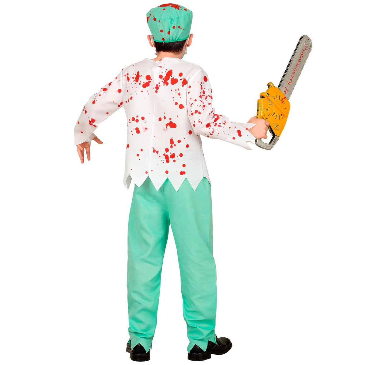 Op deze afbeelding zie je een Kostuums, van het merk Widmann. Zombie Dokter Jongen Kostuum