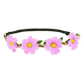 Boho Blumen Stirnband Lila