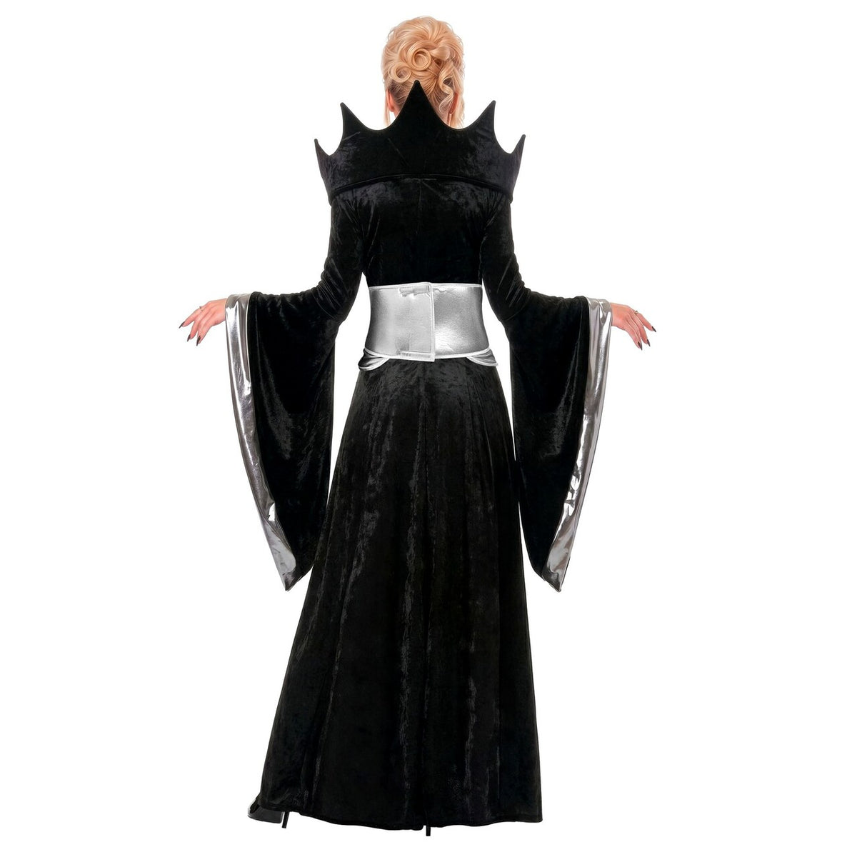 Op deze afbeelding zie je een Kostuums, van het merk Widmann. Dark Queen Vrouw Kostuum