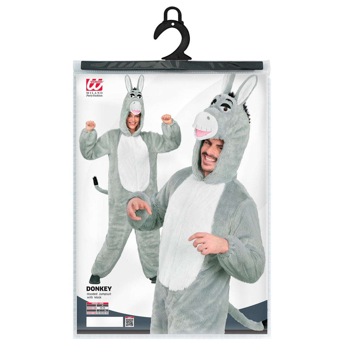 Op deze afbeelding zie je een Kostuums, van het merk Widmann. Ezel Eddy Onesie Kostuum